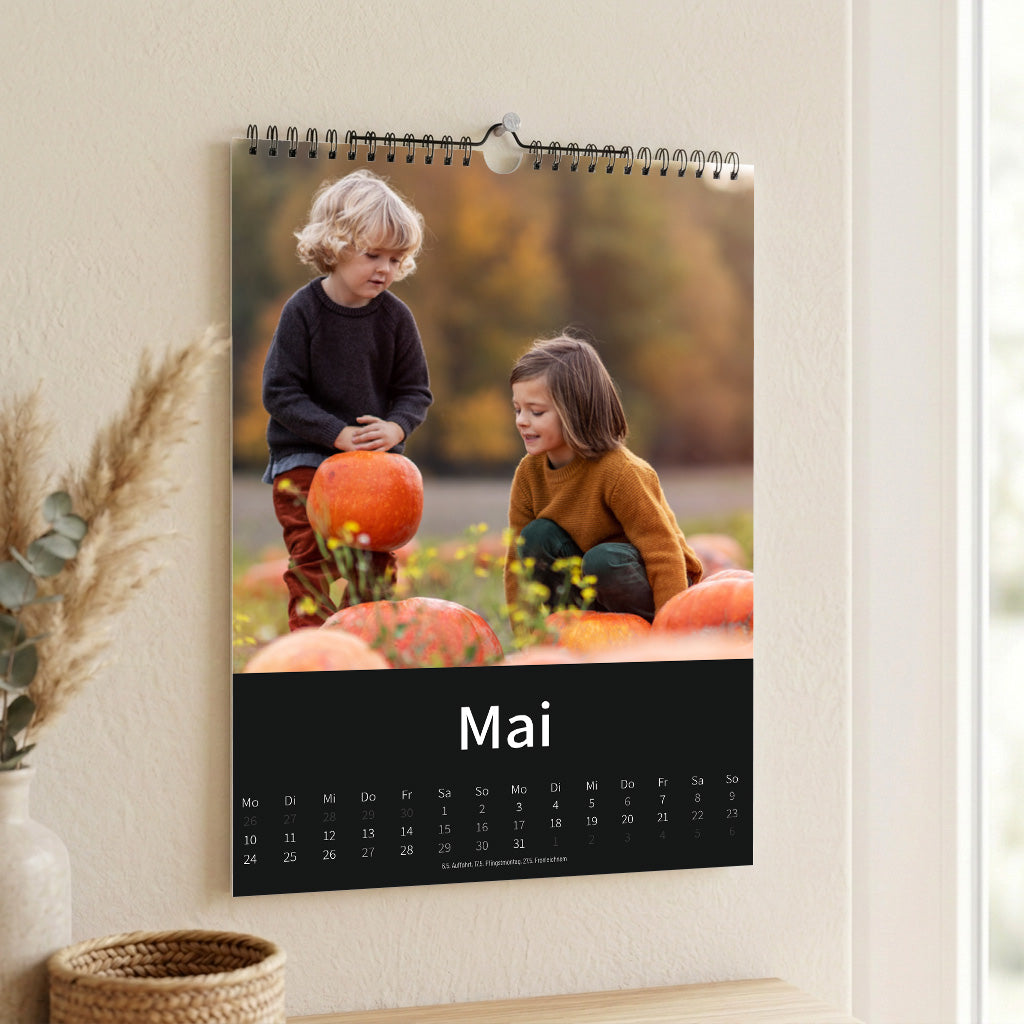 Wandkalender Klassisch hoch